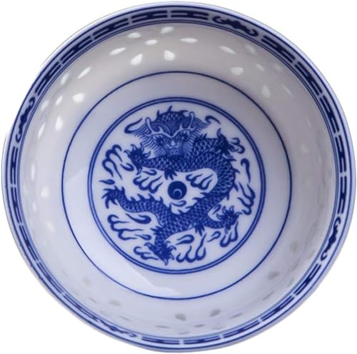 Porcelanowe miski do serwowania chiński smok design ceramiczne miski do zupy ramen do ryżu i zastawy stołowej