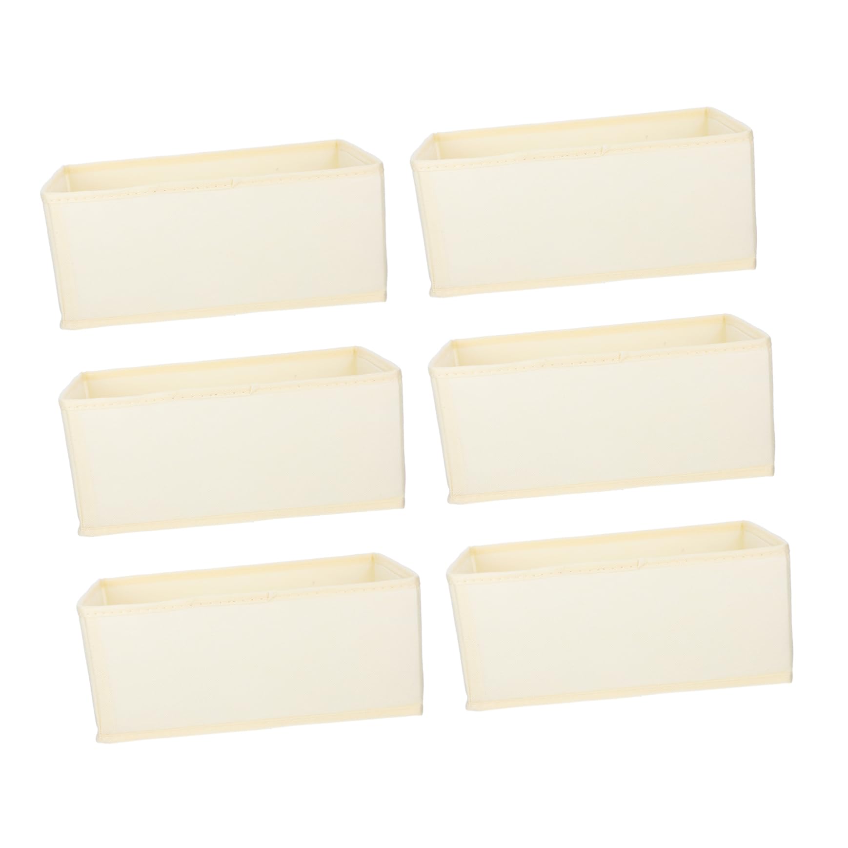 Alipis 6pezzi Organizzatore per Biancheria Intima per Cassetto Contenitori Salvaspazio per Armadio e Cassettiera Divisori per Calzini e Lingerie Organizer per Vestiti e Indumenti