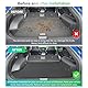 GAFAT Ki-a EV6 / GT/GT Line 2021-2024 2025 Kofferraummatte, EV6 2023 Kofferraumwanne EV6 Matten Hohe Kante TPE Original 3D Scanner, Kompatibel mit Kia EV6 Zubehör