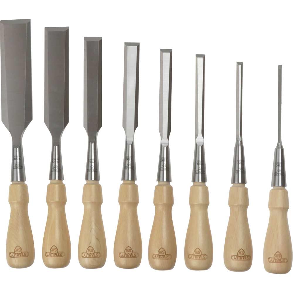 Stanley Sweet Heart - Pack de 8 formones (3, 6, 10, 12, 16, 18, 25, 32 mm)