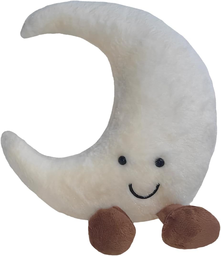 New Sun Plush Moon Plush Toy,Soft Bedside Sofa Pillows Stuffed Animal Plushie Doll Toys Room Decoration Gift for Kids Children (Sun+Moon)