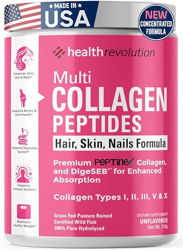 Condition photo showing Good Condition for multi collagen peptides powder supplement types i, ii, iii, v, x - 5 hydrolyzed collagen peptides- for skin hair nails joints -triple refined for easy mixing, non-gmo dairy gluten-free, unflavored