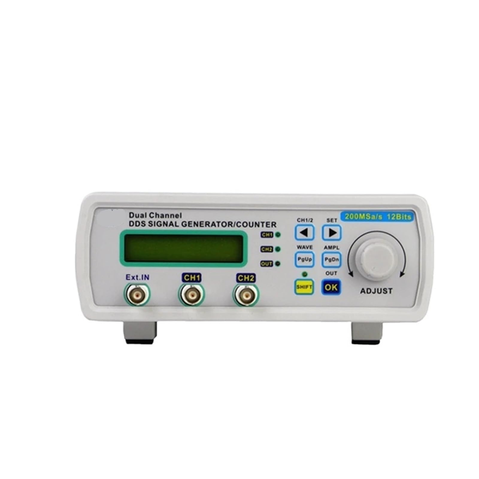 MHS5200 25MH/z 200MSa/s Generatore di segnale DDS digitale a doppio canale FPGA Oscilloscopio a forma d'onda arbitraria