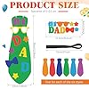 Dinifee 30 Sets Father's Day Craft Kit Dad DIY Tie Crafts Make Your Own Father's Necktie Craft Gifts Bulk for Art Activities Home Fathers Day Party Favor Supplies #2