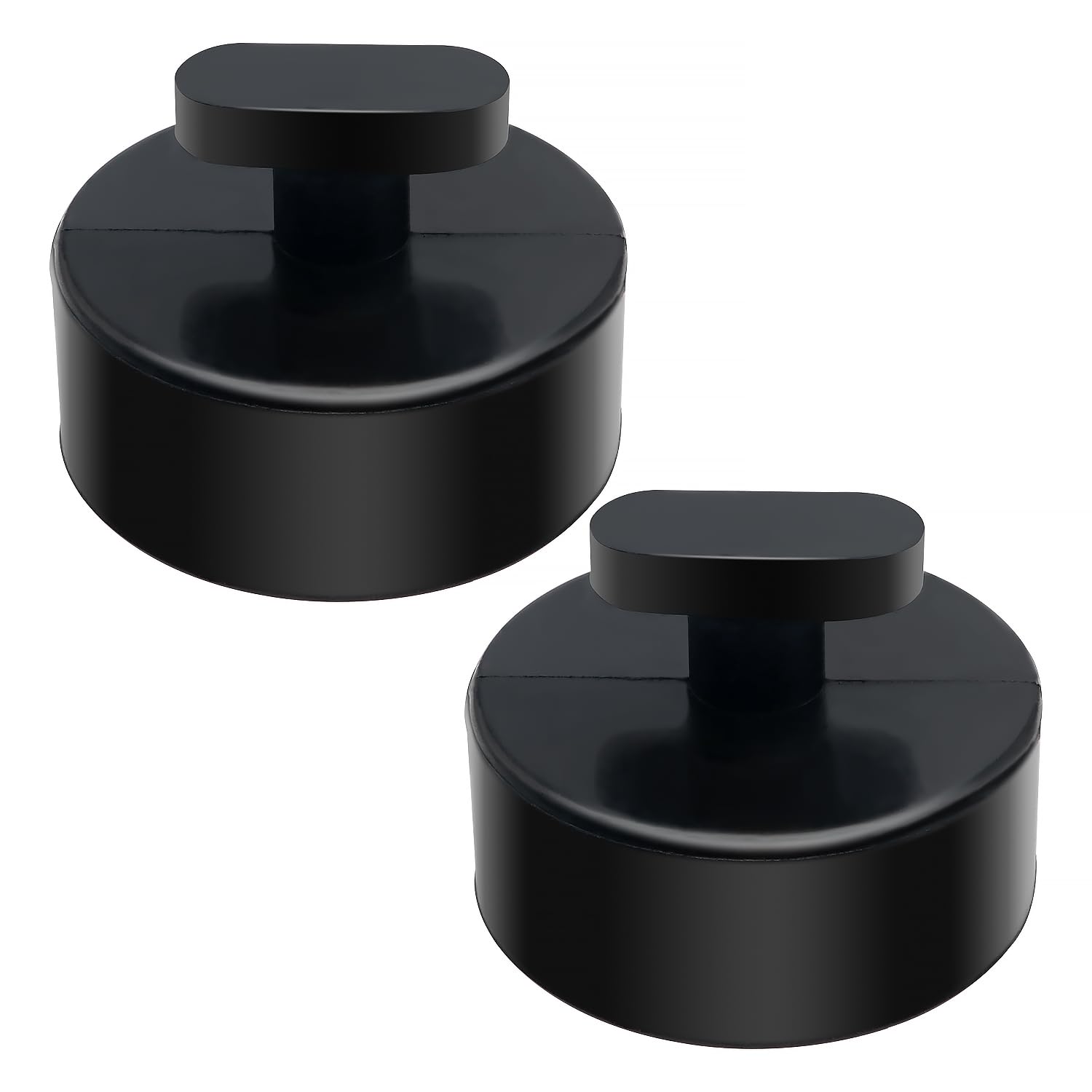 YIXISI 2 PCS Rubber Jack Pad Adapter for for Jack Stand, Universal Rubber Slotted Frame Rail Pinch Weld Protector — view 8