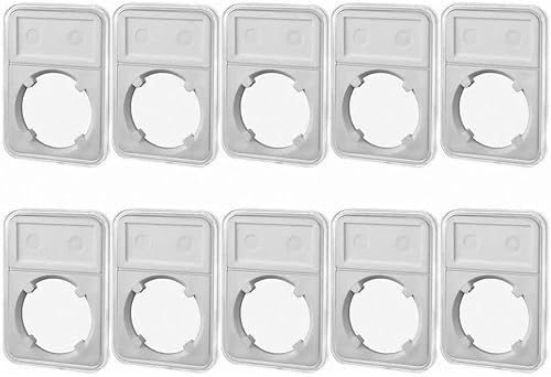 Paquete de 10 soportes de exhibición de losa de monedas de 1.181 in para JFK medio dólar