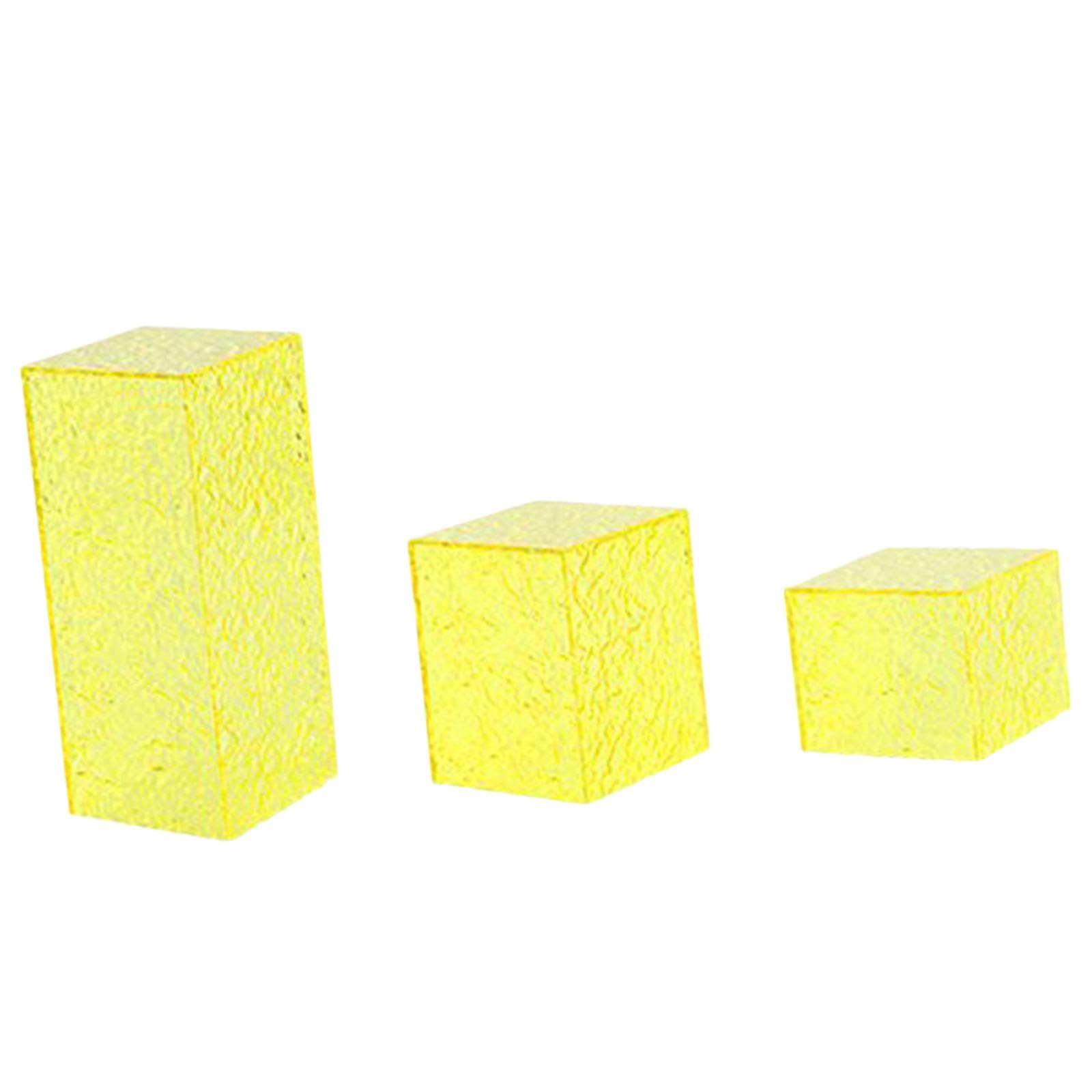 Expositor acrílico, elevadores para bufé, Exhibidores de mesa de postres acrílicos suaves y prácticos de 3 piezas for comida de buffet.