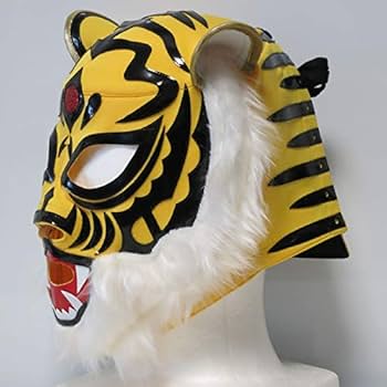 Amazon.co.jp: 【プロレスマスク】 猛虎 伝説の虎 セミレプリカマスク