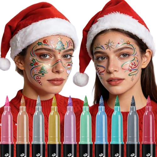 10 stück metallic tattoo stifte kinder