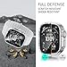 4 Pack Bling Case for Apple Watch Ultra 3 2025 /Ultra 2 /Ultra 49mmm, Glitter Rhinestone Diamonds Protective Case with Tempered Glass Screen Protector Replacement Cover for iWatch 49mm Women