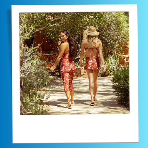 Image of Sporti Swimsuits Bikini Tops for Women, Double Cross & Round Neckline, Swim Top Bathing Suits, Women Bralette Swim Top