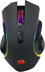 Mouse Gamer Redragon Griffin Pro RGB Preto PAW3212 4800DPI M602P-KS