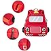 KK CRAFTS Preschool Backpack Toddler Neoprene Animal Schoolbag Lunch backpack for Kids Boys Girls(Fire Engine)