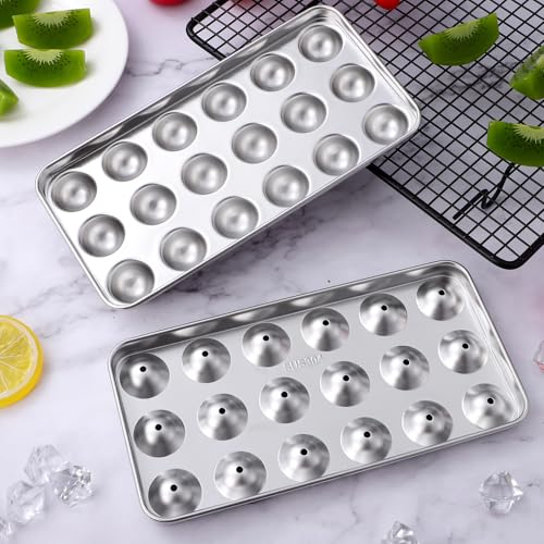 Bandeja para cubitos de hielo de acero inoxidable con tapa miniatura 4