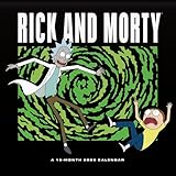 2025 Cartoon Network Rick and Morty Mini Wall Calendar
