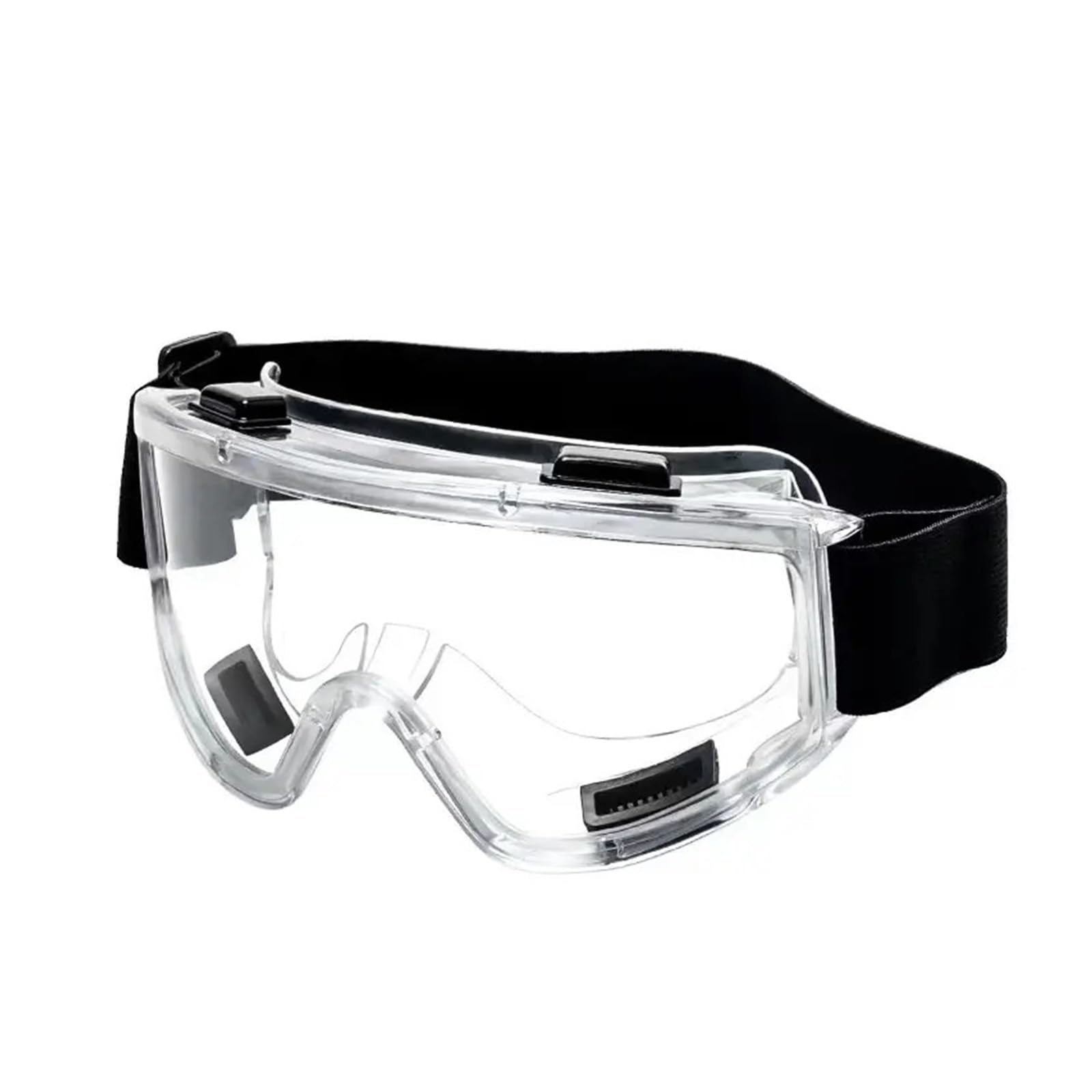 Okulary ochronne, Okulary ochronne przeciwbryzgowe, pyłoszczelne, do pracy w laboratorium, okulary badań przemysłowych, z przezroczystymi szkłami(1pcs)