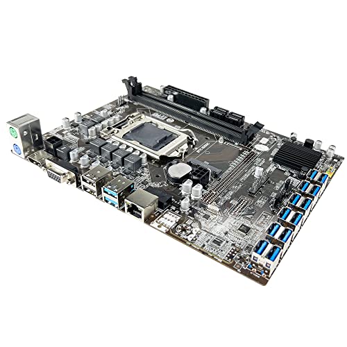Biteo B250C Mining Motherboard With User Manuals Support 30/20/10S Gpu 12 Usb 3.0 To Pcie X16 Lga 1151 Ddr4 Msata Hdmi For Btc/Eth/Zec/Etc #TOP6
