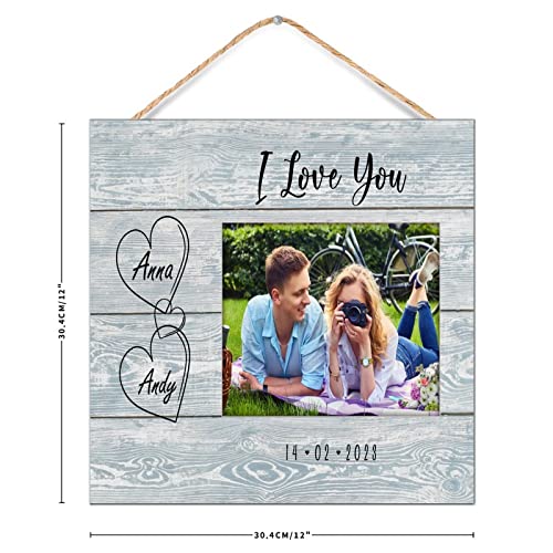 Cadeau d'intérieur : panneau de maison en bois rustique premium de 30,5 cm - 4