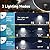 [6 Packs] Solar Outdoor Lights Motion Sensor Solar Security Lights Waterproof with 3 Lighting Modes Solar Powered Wall Lights Outside for Garden Fence Yard Deck