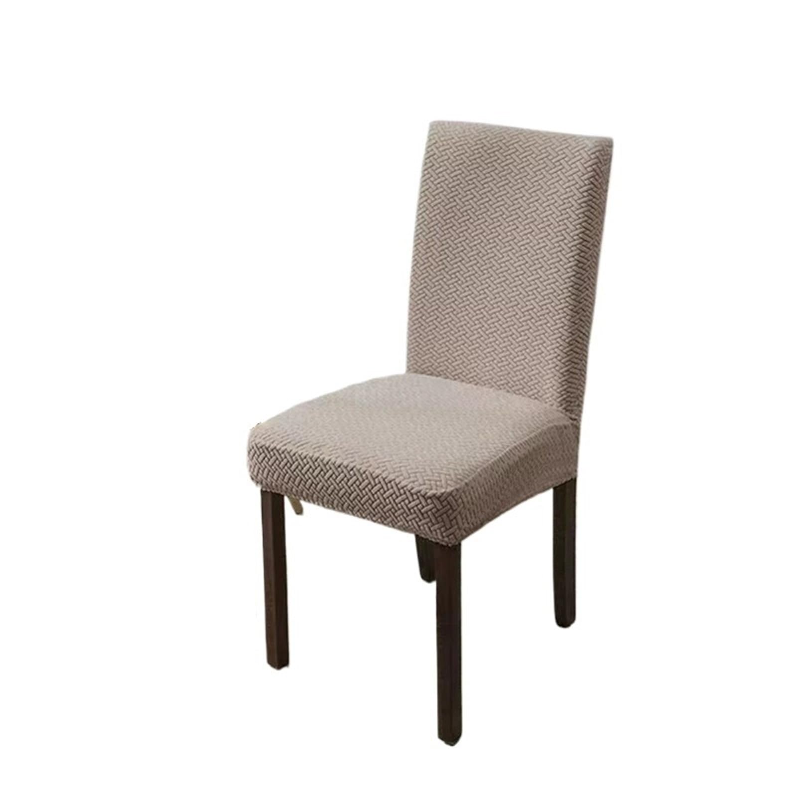 ECPGPMDLDT Chair Covers Stretch Kitchen Dining Room Chair Covers Removable Washable Dining for Conferences Family Dining Wedding Banquets(G,4pcs)