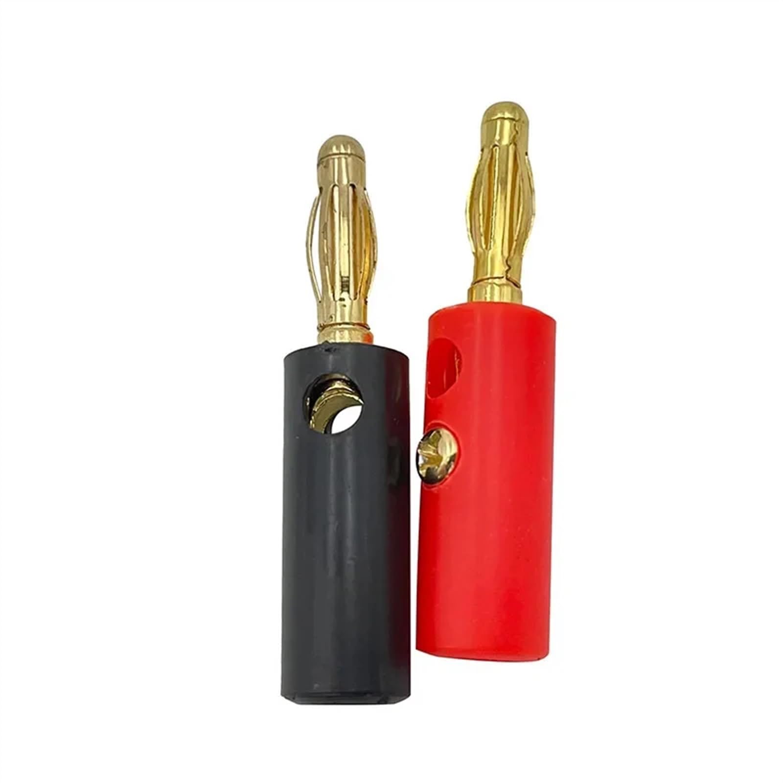 Spina for altoparlante con connettore a banana da 4 mm placcato oro da 40 pezzi, compatibile con cavi for altoparlanti fino a 3 mm di diametro(20 Red 20 Black)