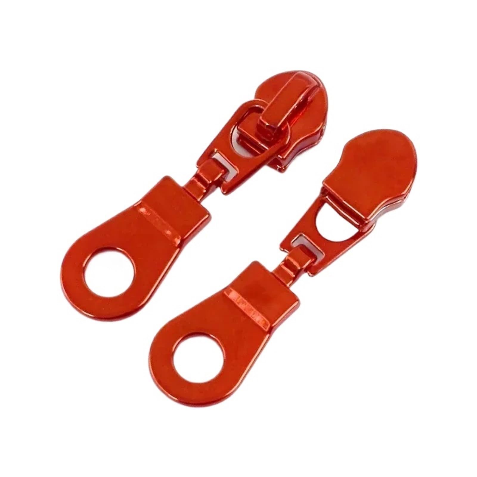 Zipper Pull Replacement Parts, Zipper Pulls 5 Multicolor 50Pcs Repair Kits(Red)