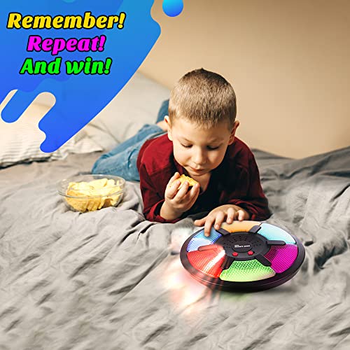 Handheld Memory Game, Light Up Memory Game With 6 Pattern Sequence, With Lights And Different Sounds For Each Color Master, Brainy Game For Kids, Boys And Girls #TOP5