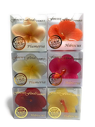 Tikimaster Set of 6 Floating Scented Candles - Wedding Accent