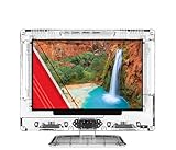 RCA 13” Clearview HDTV | J13SE1220 Transparent LED HD Television, High Resolution Wide Screen Monitor w/HDMI, VGA, Including Full Function Remote