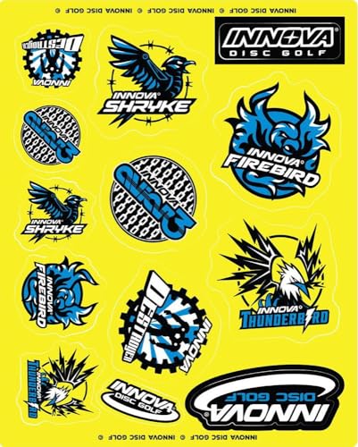 Innova Sticker Sheets Blue/Black/Yellow