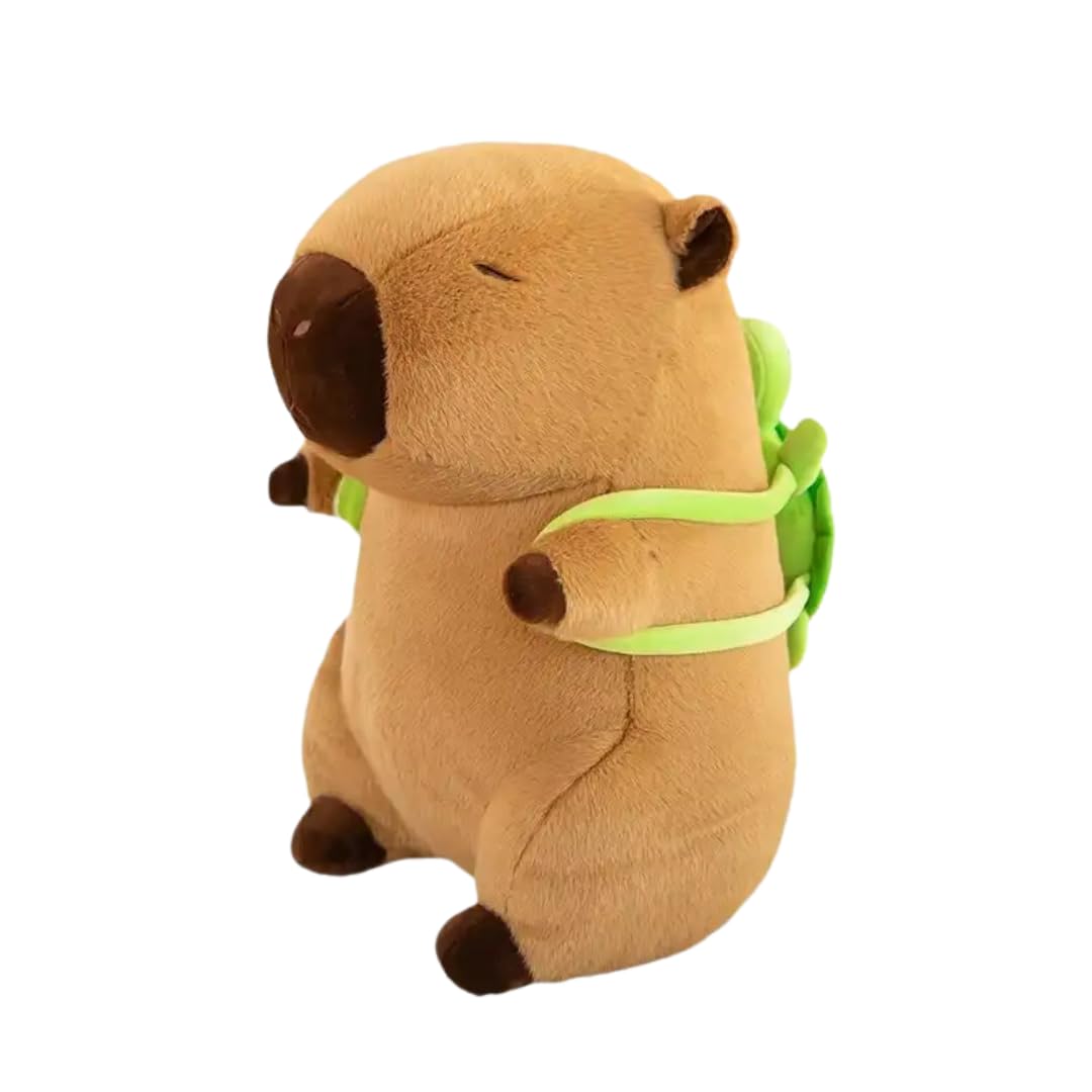 Meera Capybara Plush Toy with Turtle Bag Pillow 13.8Inch Cute Capybara Stuffed Animals Soft Brown Capybara Plushie Doll Pillow Decoration Stuffed Capybara Toy Gift for Kids Adults (B0CW9G45VG) Amazon Price History, Amazon Price Tracker