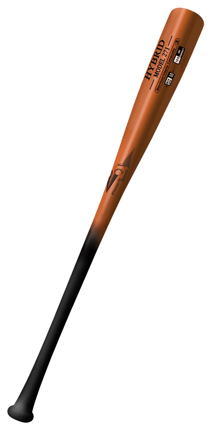 BamBooBat Adult 100 Day Warranty Bamboo/Hickory Hybrid Baseball Bat