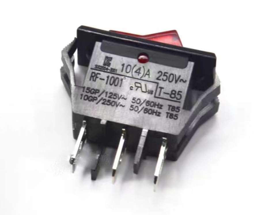 Amazon.com: RF-1001 Rocker Switch 3 Pins 2 Positions 10A 250VAC