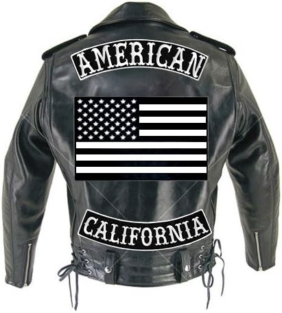 Miniatura 5 de VEGASBEE Parche bordado americano para planchar para chaqueta de motociclista, chaleco de motociclista, top rocker, 12 pulgadas, tamaño original de