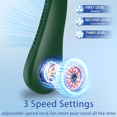 Mini ventilador portátil USB recargable con batería para uso personal en movimiento 3