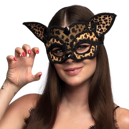 Indossate questa maschera per gli occhi per calarvi nei panni di un gatto selvatico o di un leopardo