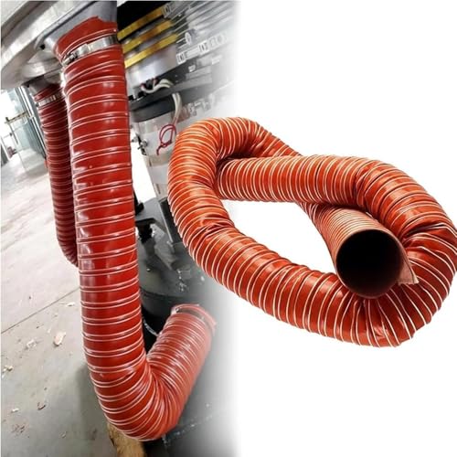 Tubo Flessibile in Silicone ad Alta Temperatura per condotti d'Aria - Diametro Interno 19-180 mm (160 mm-6,25 Pollici, 4 m/13,12 Piedi) per Riscaldamento automobilistico e Ventilazione indus
