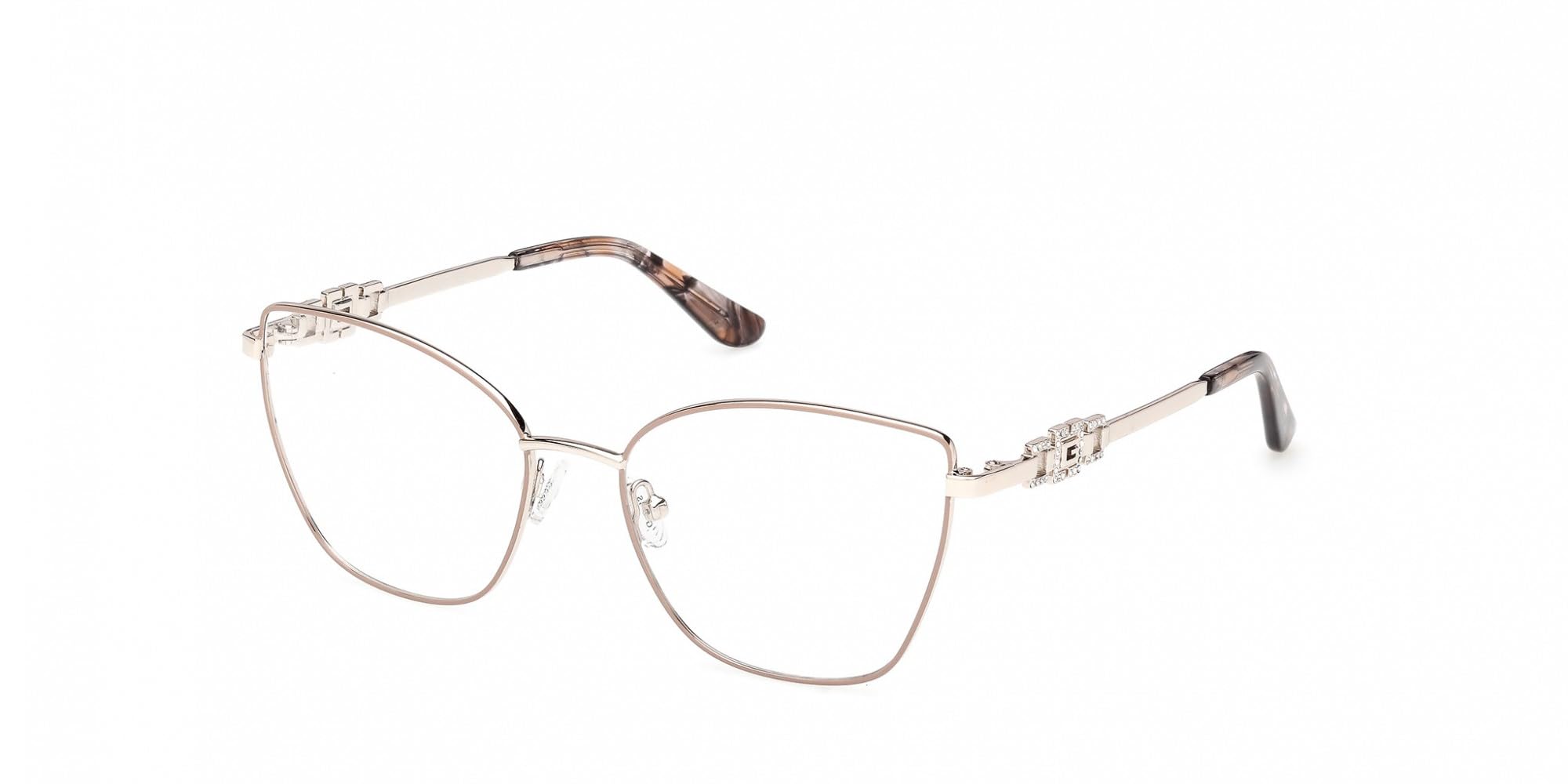 GUESS GU50316 057 shiny beige 55/17/140 - Gafas para mujer