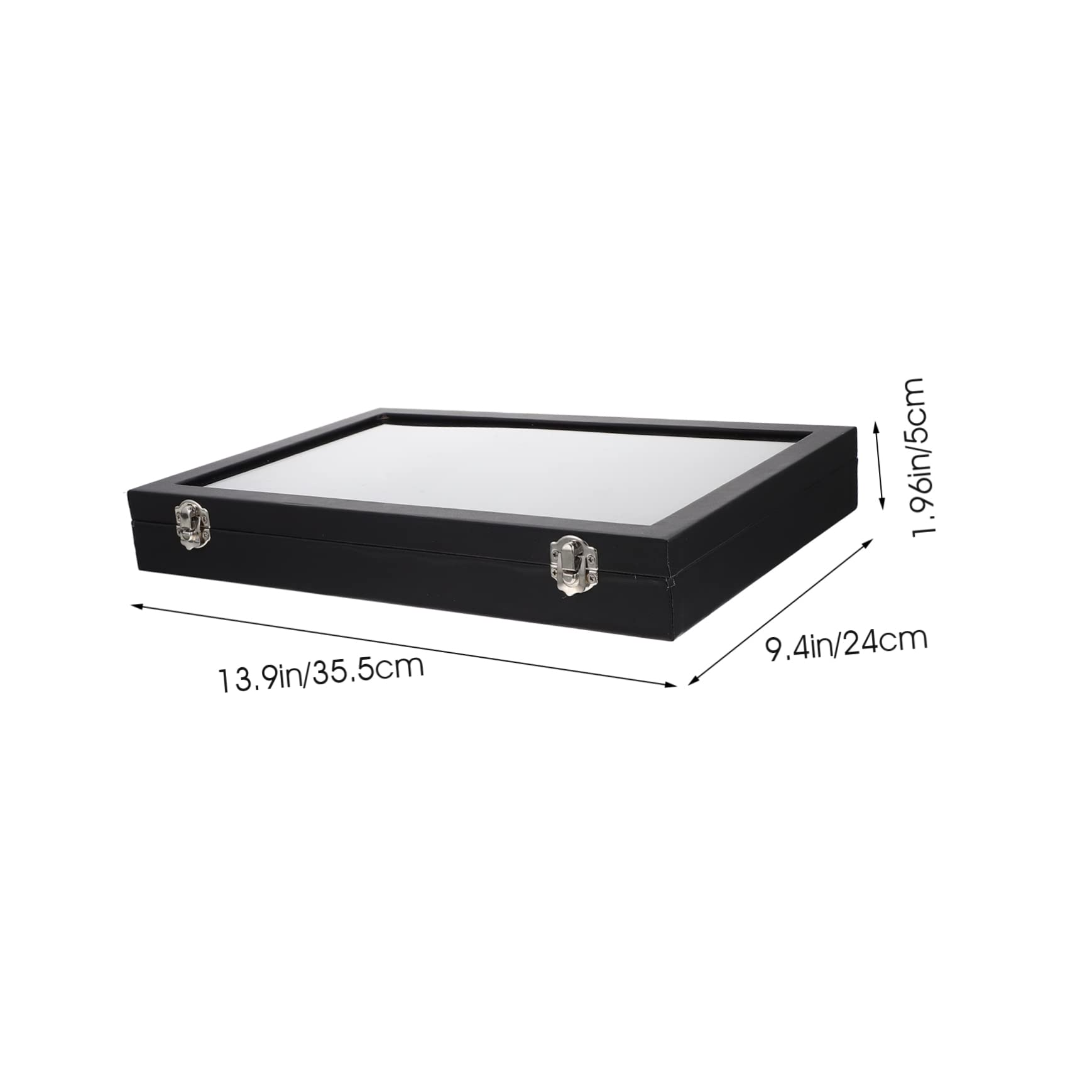 Gatuida Boîte à Bagues Emplacements avec Couvercle Transparent Organisateur de Bijoux pour Rangement et Plateau Bijoux Noir pour Bagues pour et
