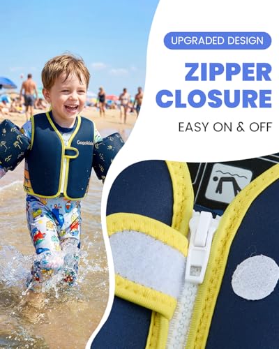Image of Gogokids Puddle Float Jumper 33-66 Pounds, Toddler Swim Vest Kids Floaties