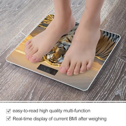 Báscula Digital de Baño Precisa con Plataforma Amplia miniatura 5
