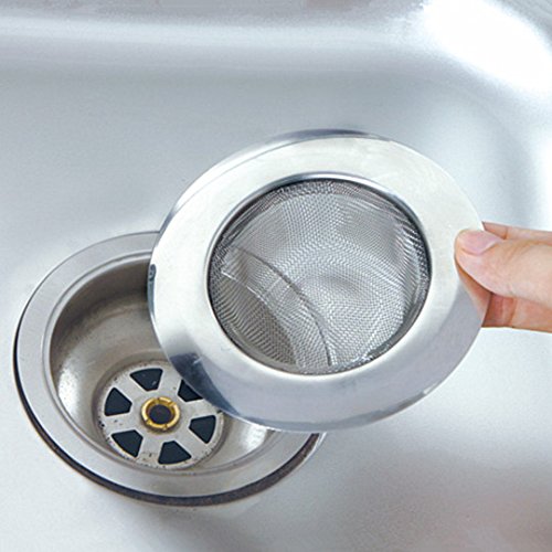 Coladores para fregadero de cocina 3 piezas acero inoxidable miniatura 4