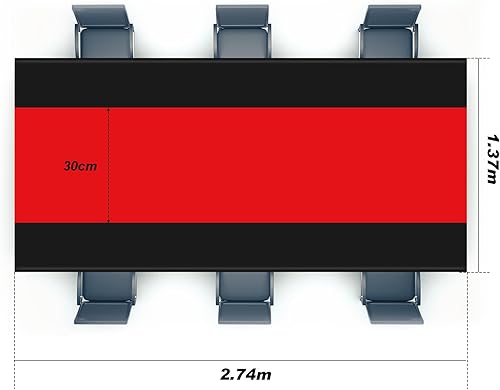 Miniatura 7 de Oudain 6 manteles desechables de plástico de 54 x 108 pulgadas, para mesas rectangulares, impermeables, para graduación, baby shower, boda,