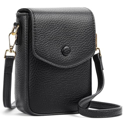 Petit sac en cuir noir GAEKEAO de qualité supérieure