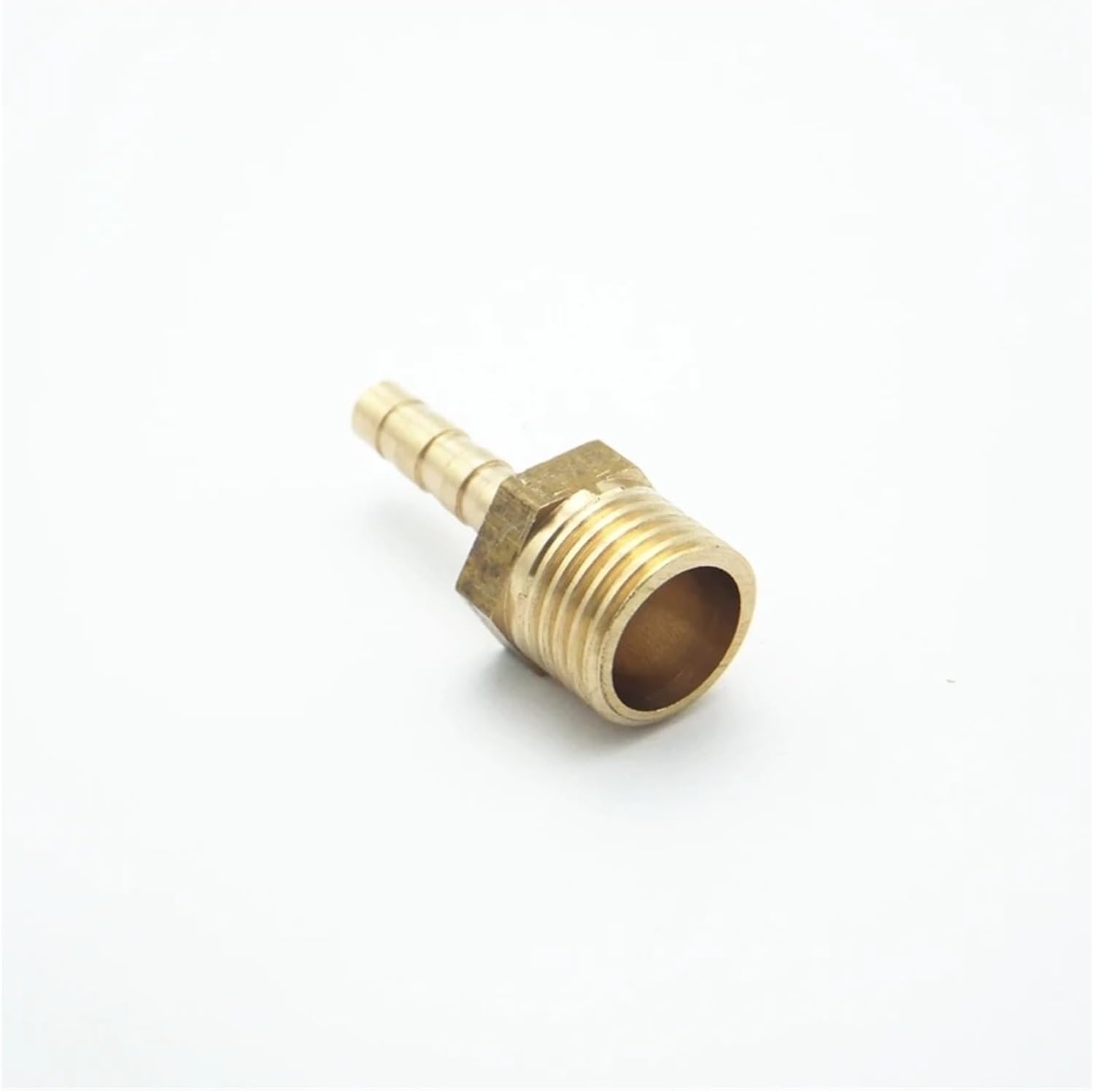 4mm Long Hose x 1/4" Male BSP Thread Brass Barbed Pipe Fitting Coupler Connector For Fuel Gas Water