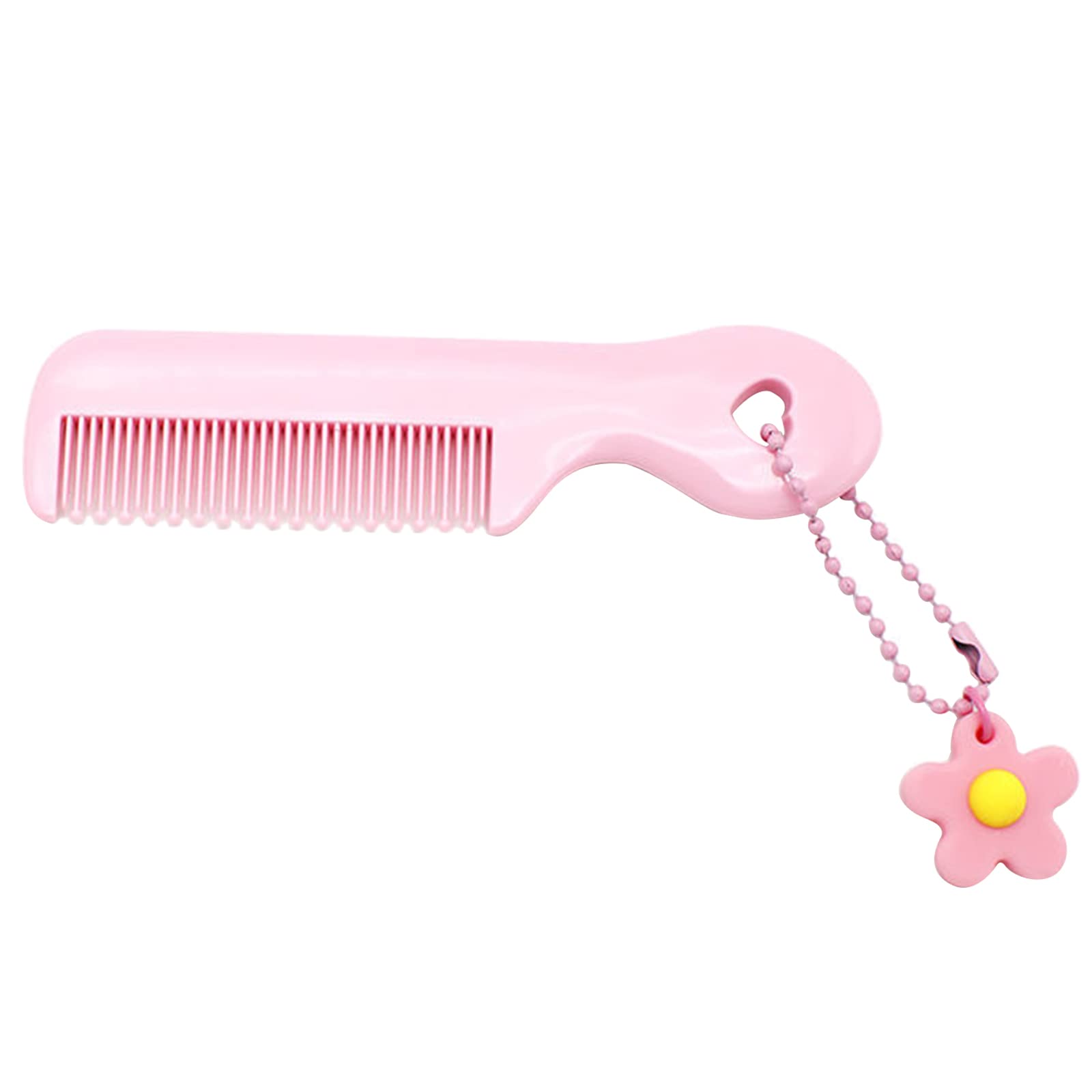 DGFJY Cute Comb For Baby Girl Boy Small Koran Cartoon Animal Floral Protable Hair Brushes Little Girl Kid Hair Access Comb And Brush, Pink