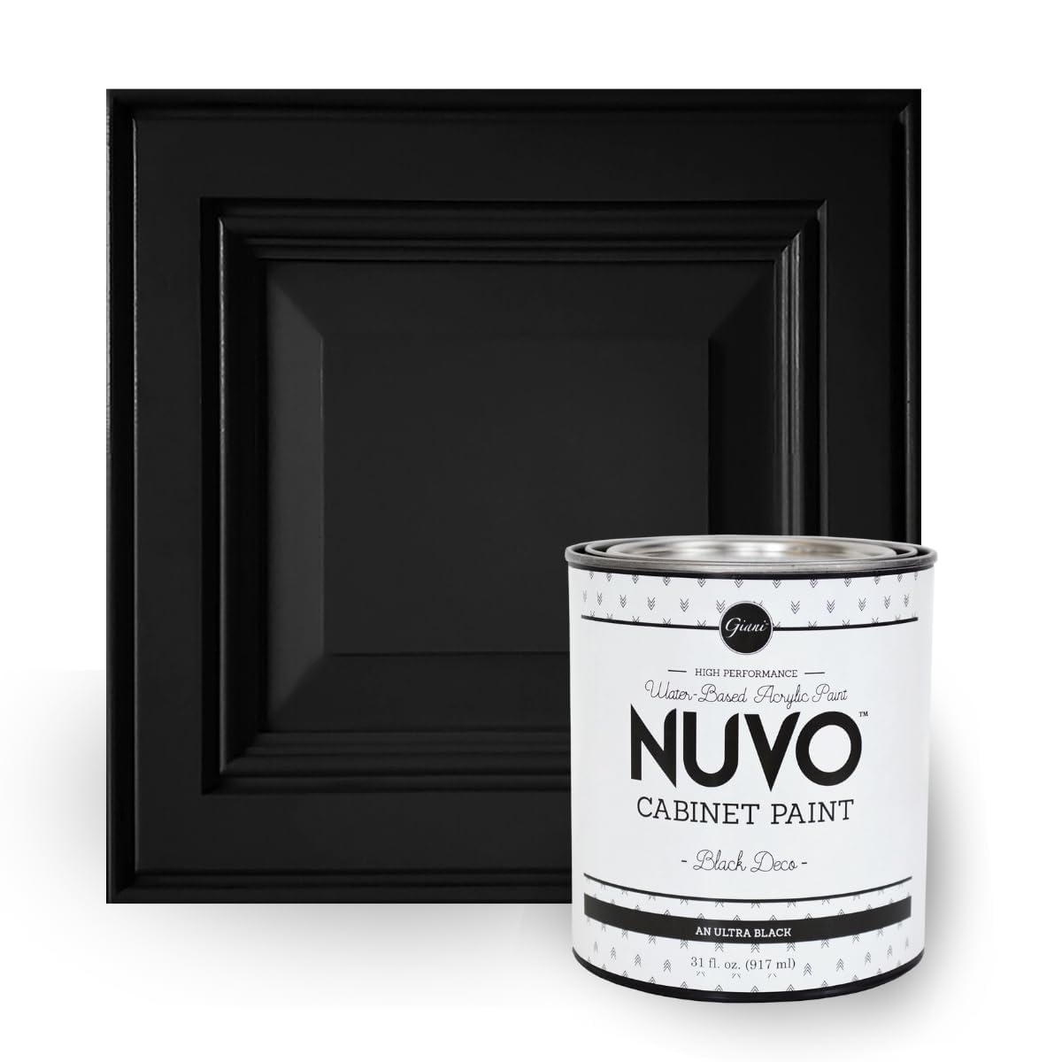 Nuvo Cabinet Paint, Black Deco (Quart)