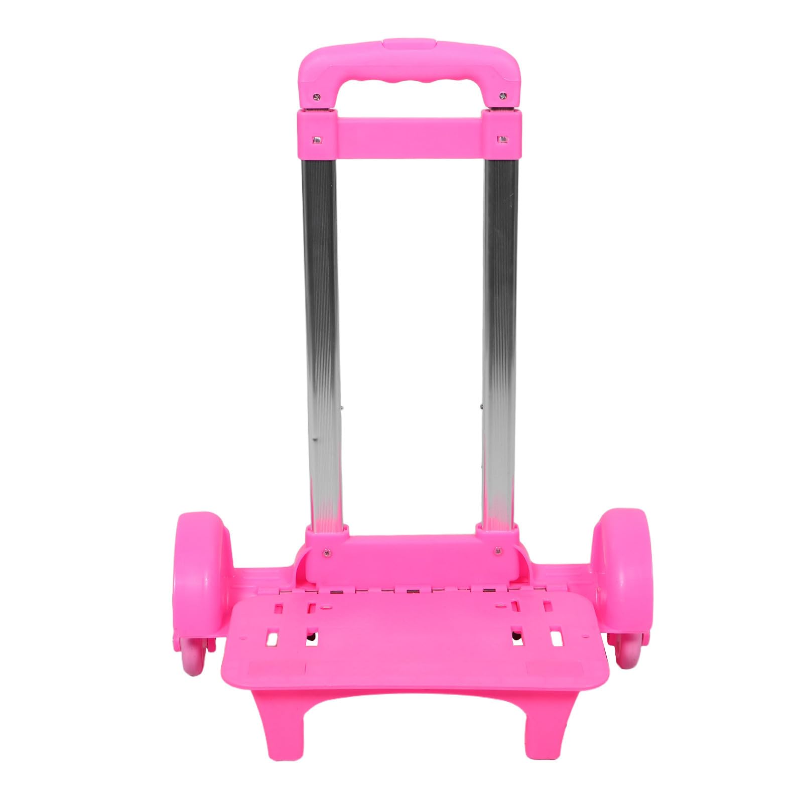 Healeved Healeved Carrito para Mochila Escolar con Ruedas Ajustables y Mango Telescópico Trolley de Seis Ruedas Rosa para Compatible con Maleta y Viaje