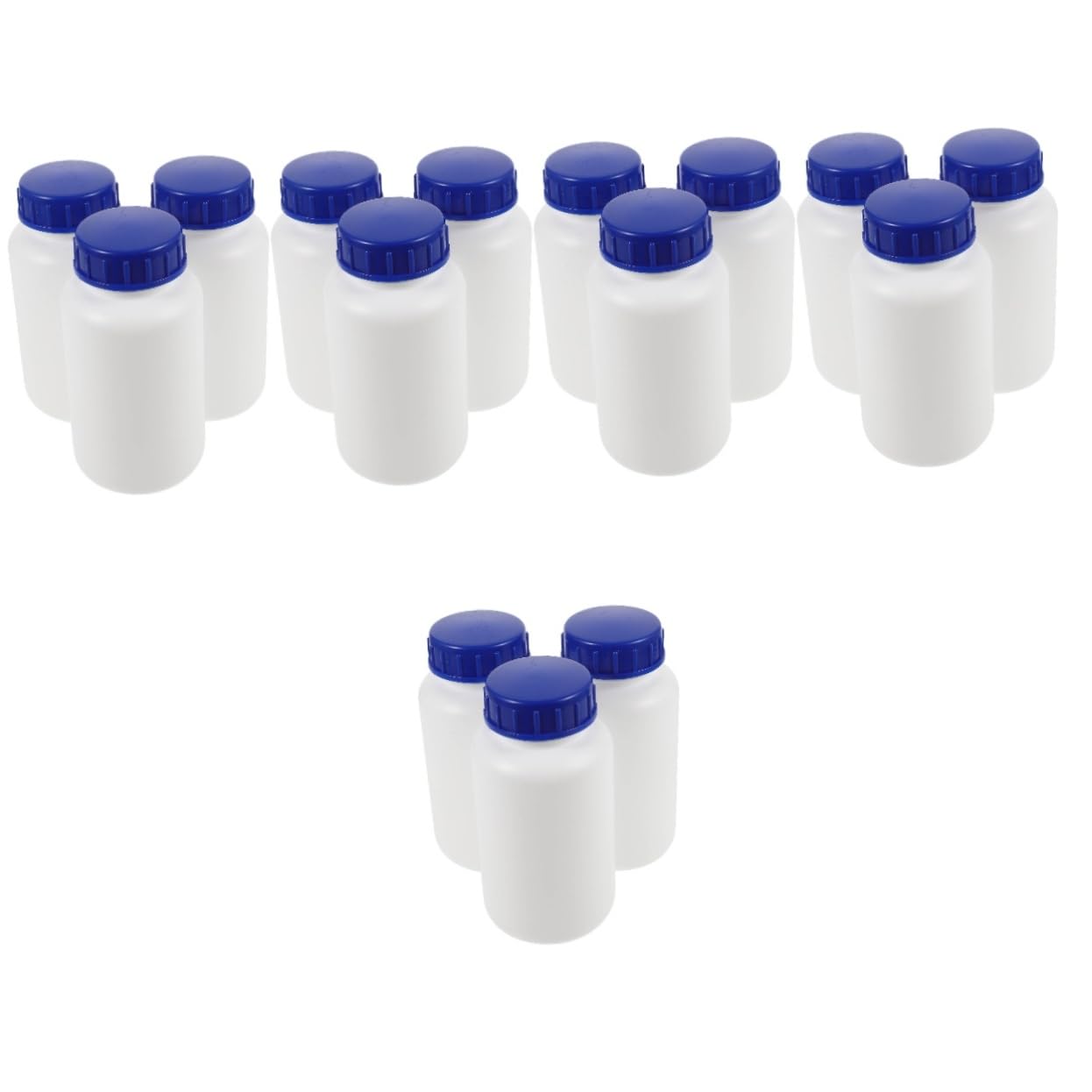 ULTECHNOVO 15piezas Botellas De Muestra De Tapa De Botellas De Resistente y Sellado Para Almacenamiento Seguro De Reactivos Químicos y Líquidos Para Laboratorios y Uso Diario