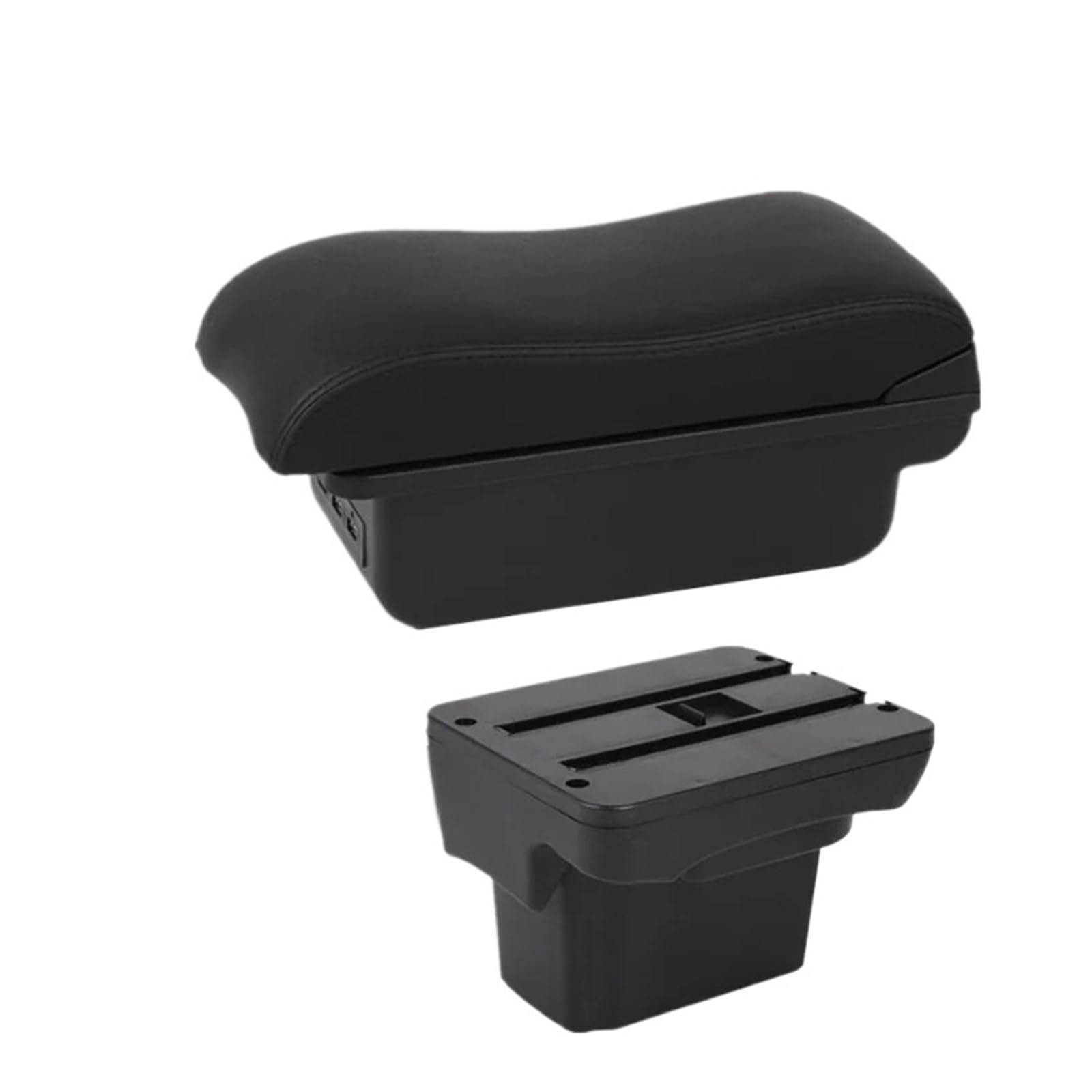 UMDJJU For Chevrolet For Holden For Cruze 2009-2015 Car Armrest Box Storage Retrofit Accessories Car Centre Console Armrest Box(B2 black line 3USB)
